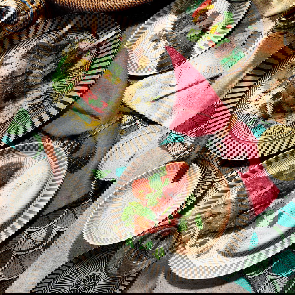 Minoyaki Chidan Tokusa Ceramic Tableware Japanese Style - Grand Goldman