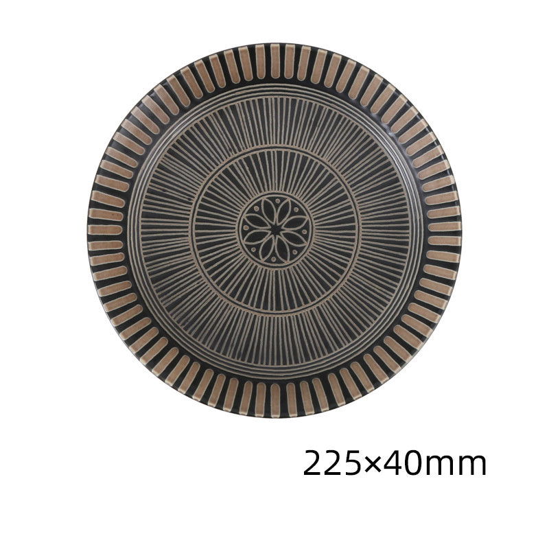 Minoyaki Chidan Tokusa Ceramic Tableware Japanese Style - Grand Goldman