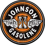 Mobile Esso Red Rose Beeline Motor Oil Gasonline Round Metal Tin Signs Garage Gas Oil Station Bar Cafe Man Cave Retro Wall Decor - Grand Goldman