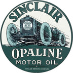 Mobile Esso Red Rose Beeline Motor Oil Gasonline Round Metal Tin Signs Garage Gas Oil Station Bar Cafe Man Cave Retro Wall Decor - Grand Goldman