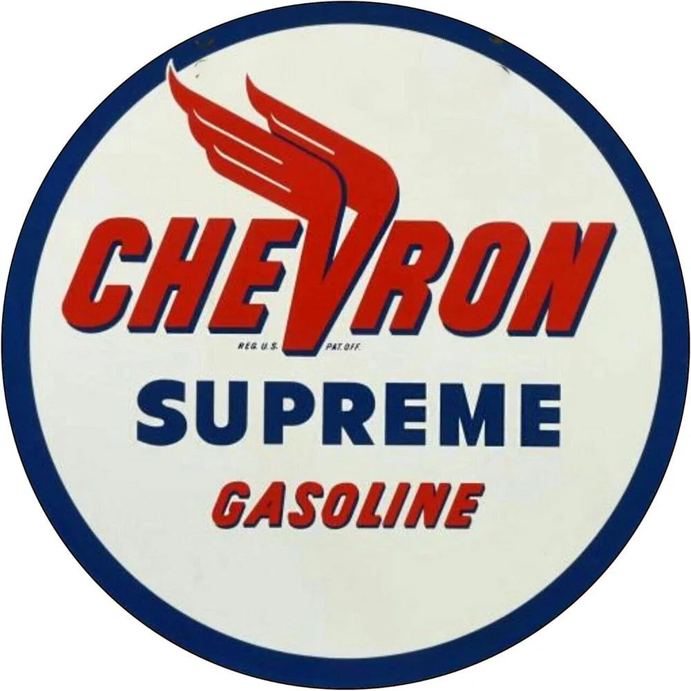 Mobile Esso Red Rose Beeline Motor Oil Gasonline Round Metal Tin Signs Garage Gas Oil Station Bar Cafe Man Cave Retro Wall Decor - Grand Goldman