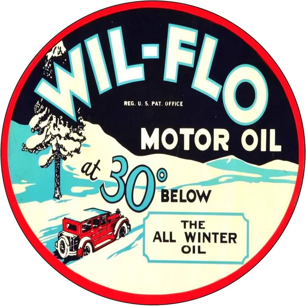 Mobile Esso Red Rose Beeline Motor Oil Gasonline Round Metal Tin Signs Garage Gas Oil Station Bar Cafe Man Cave Retro Wall Decor - Grand Goldman