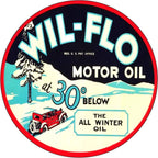 Mobile Esso Red Rose Beeline Motor Oil Gasonline Round Metal Tin Signs Garage Gas Oil Station Bar Cafe Man Cave Retro Wall Decor - Grand Goldman