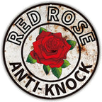 Mobile Esso Red Rose Beeline Motor Oil Gasonline Round Metal Tin Signs Garage Gas Oil Station Bar Cafe Man Cave Retro Wall Decor - Grand Goldman