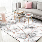 Modern Living Room Geometric Line Carpet - Grand Goldman