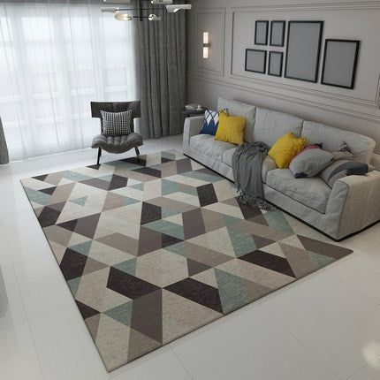 Modern Minimalist Atmosphere Living Room Carpet - Grand Goldman