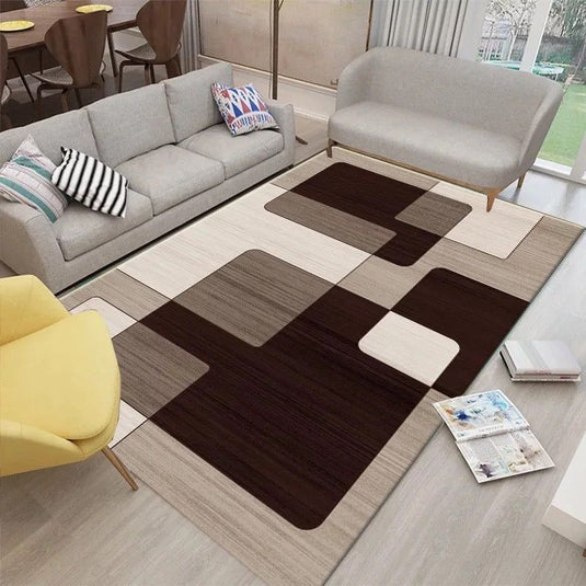 Modern Minimalist Atmosphere Living Room Carpet - Grand Goldman