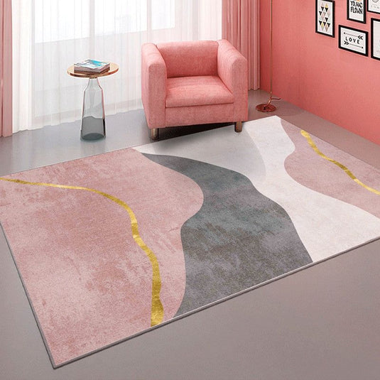 Modern Minimalist Atmosphere Living Room Carpet - Grand Goldman