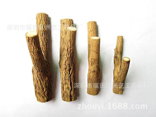 Modern Simple Imitation Log Branch Hook Tree Branch Home Decoration Creative Stereo Resin Refrigerator Magnet Magnetic Stickers - Grand Goldman