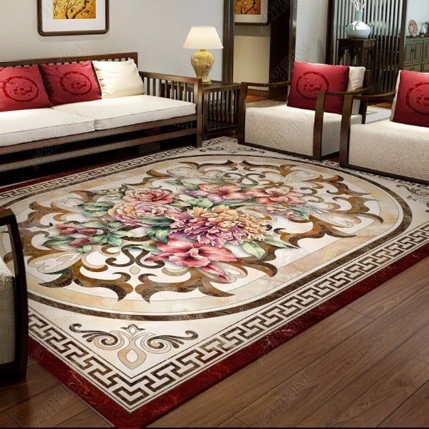 Modern Simple Living Room Carpet Nordic Tea - Grand Goldman