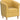 Modern Accent Chair, Upholstered Arm Chair Linen Fabric Single Sofa Chair with Ottoman Foot Rest Mustard Yellow Comfy Armchair for Living Room Bedroom Small Spaces Apartment Office - Grand Goldman