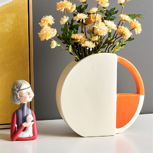 Modern Light Luxury Ceramic Vases - Grand Goldman