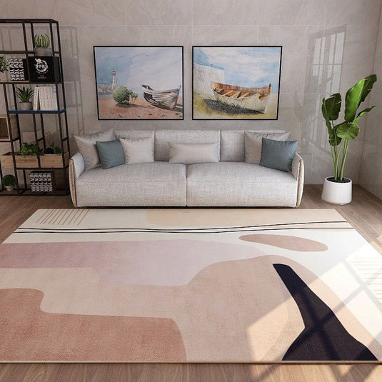 Modern Minimalist Atmosphere Living Room Carpet - Grand Goldman