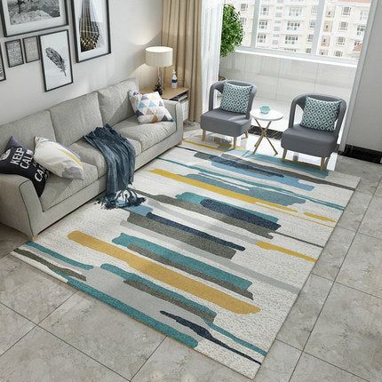 Modern Minimalist Atmosphere Living Room Carpet - Grand Goldman