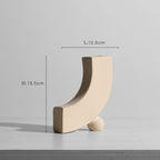 Modern Minimalist Ceramic Vase Flower Ornaments - Grand Goldman