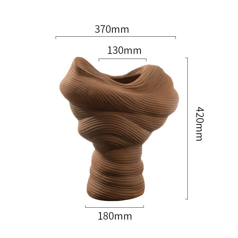 Modern Minimalist Ceramic Vases Floral Handicrafts - Grand Goldman