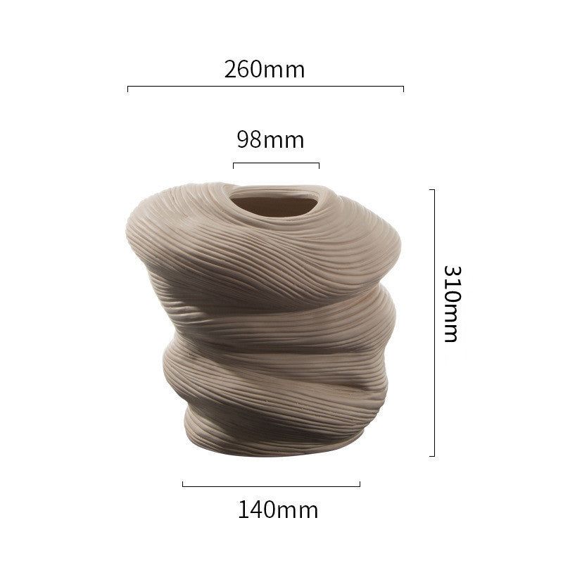 Modern Minimalist Ceramic Vases Floral Handicrafts - Grand Goldman