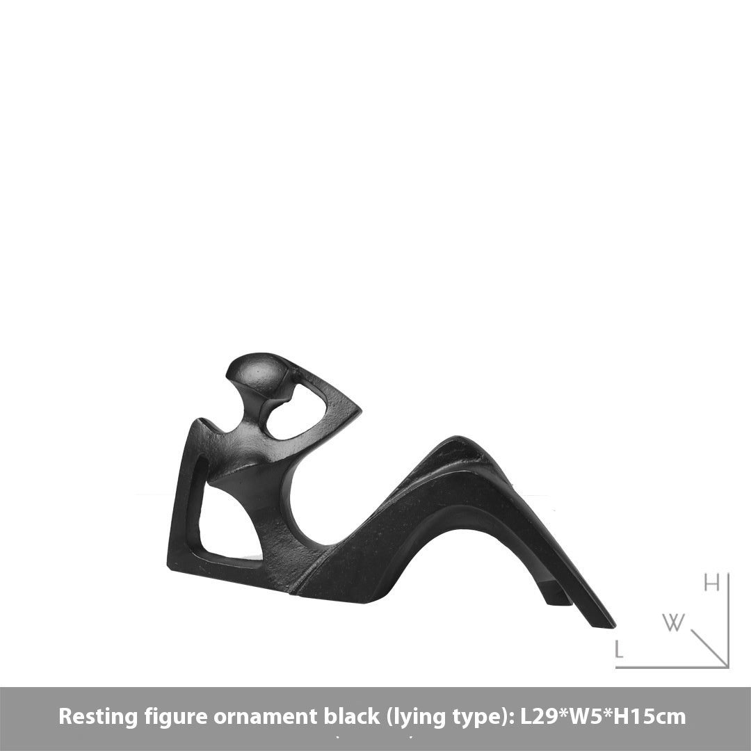 Modern Minimalist Creative Abstract Character Sculptured Ornaments Decorations - Grand Goldman