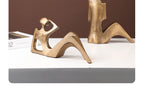 Modern Minimalist Creative Abstract Character Sculptured Ornaments Decorations - Grand Goldman