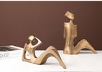 Modern Minimalist Creative Abstract Character Sculptured Ornaments Decorations - Grand Goldman