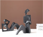 Modern Minimalist Creative Abstract Character Sculptured Ornaments Decorations - Grand Goldman
