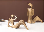Modern Minimalist Creative Abstract Character Sculptured Ornaments Decorations - Grand Goldman