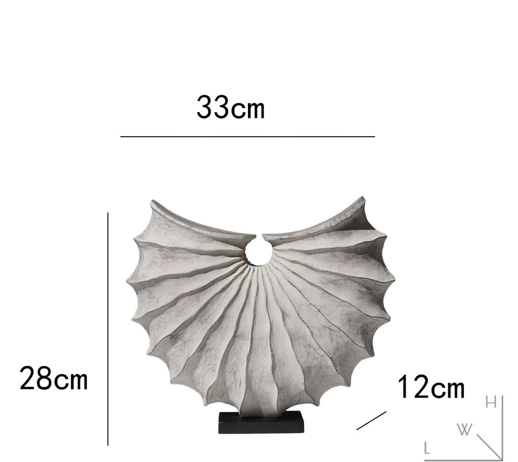 Modern Nordic European-style Chinese Resin Imitation Wood Sculpture Handicraft Ornaments - Grand Goldman