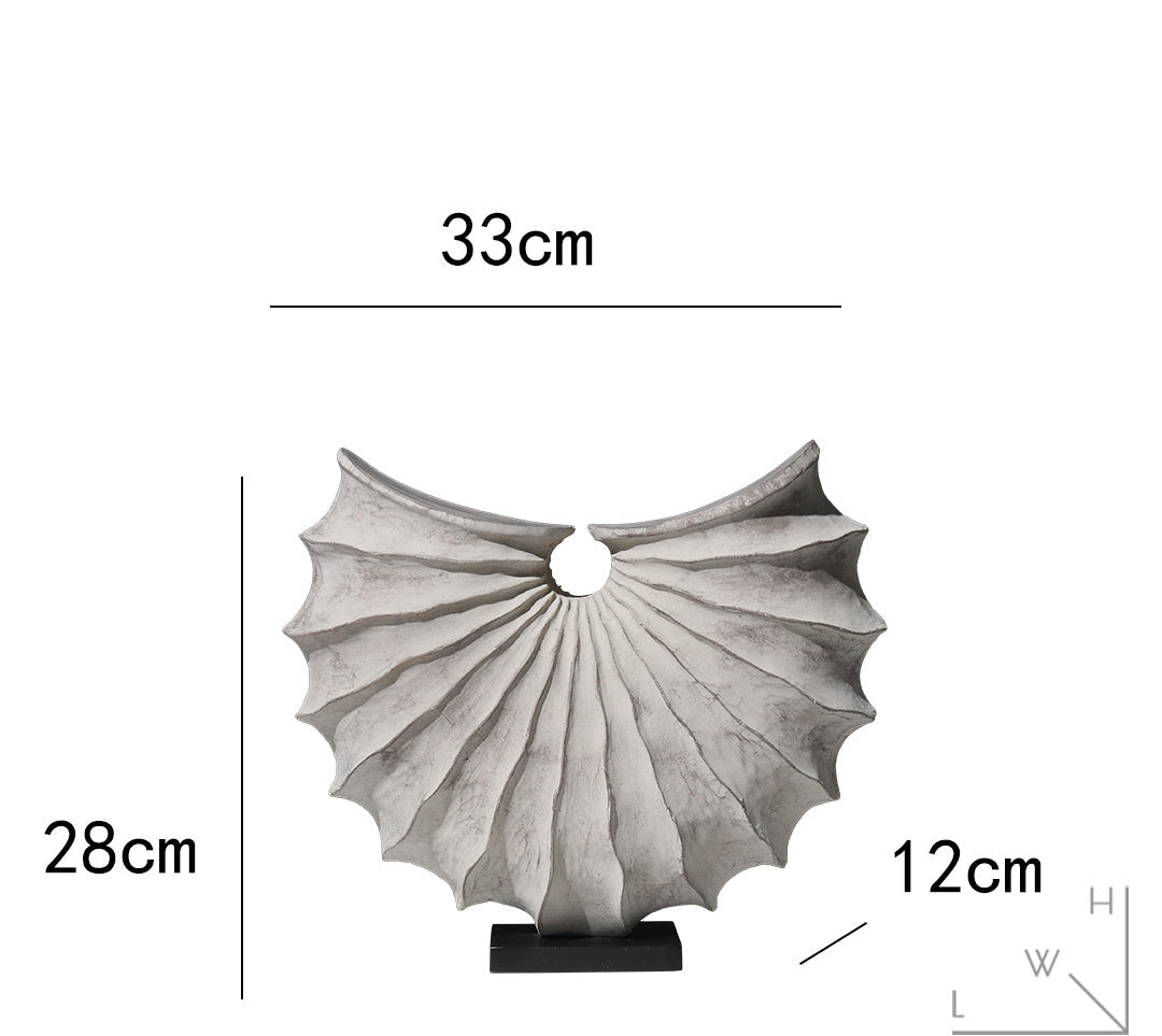 Modern Nordic European-style Chinese Resin Imitation Wood Sculpture Handicraft Ornaments - Grand Goldman