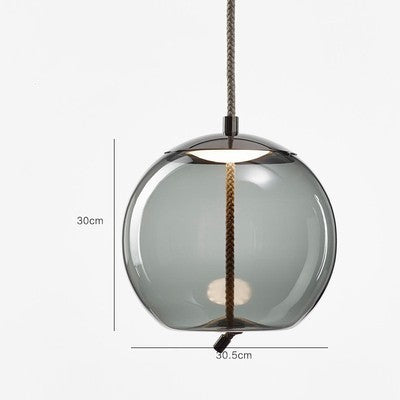 Modern Restaurant Bar Model Room Window Decoration Twine Glass Chandelier - Grand Goldman