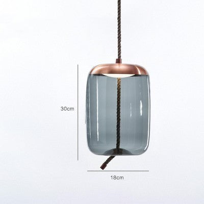 Modern Restaurant Bar Model Room Window Decoration Twine Glass Chandelier - Grand Goldman