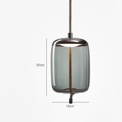 Modern Restaurant Bar Model Room Window Decoration Twine Glass Chandelier - Grand Goldman