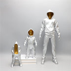 Modern Silver Resin Sculpture Ornaments - Grand Goldman