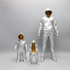 Modern Silver Resin Sculpture Ornaments - Grand Goldman