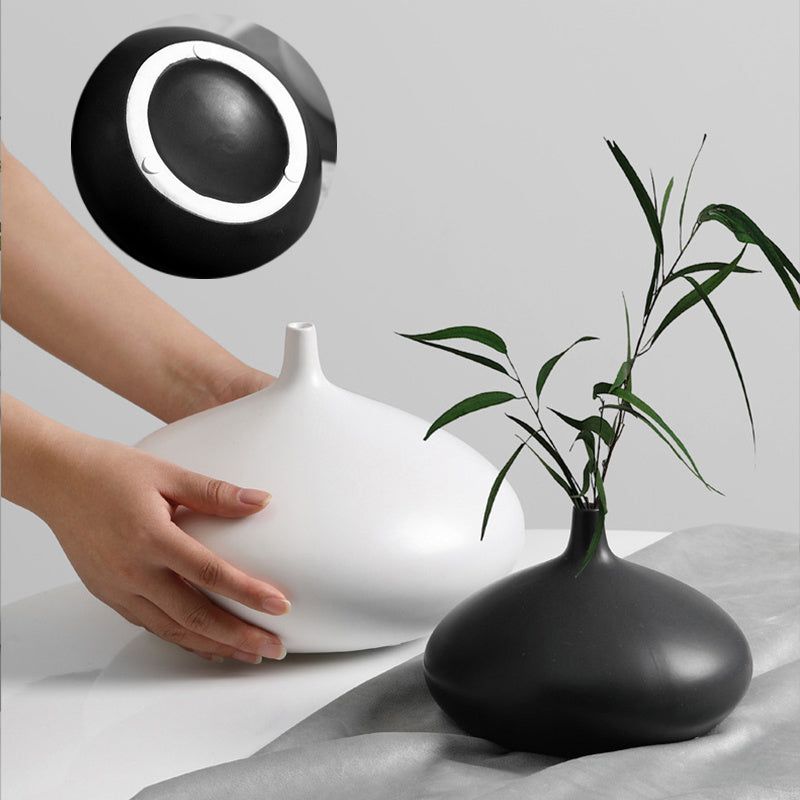 Modern Simple Ceramic Vase Decoration Arrangement Flower Dried Flowers - Grand Goldman