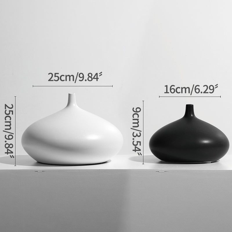 Modern Simple Ceramic Vase Decoration Arrangement Flower Dried Flowers - Grand Goldman