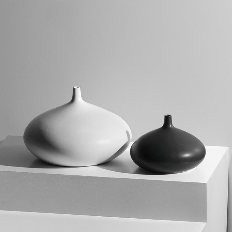 Modern Simple Ceramic Vase Decoration Arrangement Flower Dried Flowers - Grand Goldman