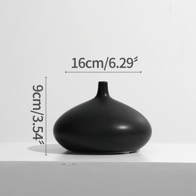 Modern Simple Ceramic Vase Decoration Arrangement Flower Dried Flowers - Grand Goldman