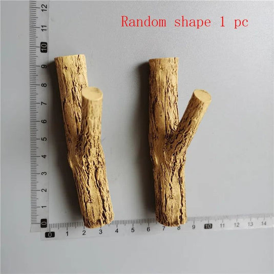 Modern Simple Imitation Log Branch Hook Tree Branch Home Decoration Creative Stereo Resin Refrigerator Magnet Magnetic Stickers - Grand Goldman