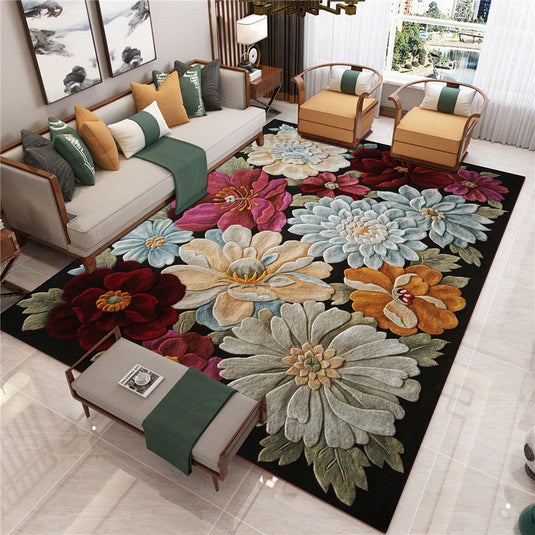 Modern Simple Living Room Carpet Nordic Tea - Grand Goldman