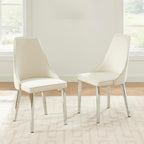 Modern Style Dining Table with Tempered Glass Top and Metal Tubular Legs, 58.5”Lx29”Wx30”H, Black - Grand Goldman