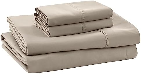 Modern Threads Silky Soft Microfiber and Wrinkle Free Sheets - Luxurious Microfiber Bed Sheets Includes Flat Sheet, Fitted Sheet with Deep Pockets, & Pillowcases Ivory, Full - Grand Goldman