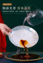 Modern luxury bowls and plates Jingdezhen ceramic tableware, gilt-edged bowls and plates set, household - Grand Goldman