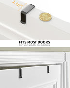 Moforoco 9-Tier Over The Door Pantry Organizer, Pantry Organization and Storage, Black Hanging Basket Wall Spice Rack Seasoning Shelves, Home & Kitchen Bedroom Bathroom House Essentials - Grand Goldman