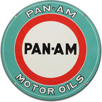 Mohawk Gulf Pennzoil Husky Motor Oil Gasonline Round Metal Tin Signs Garage Gas Oil Station Bar Cafe Man Cave Retro Wall Decor - Grand Goldman