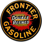 Mohawk Gulf Pennzoil Husky Motor Oil Gasonline Round Metal Tin Signs Garage Gas Oil Station Bar Cafe Man Cave Retro Wall Decor - Grand Goldman