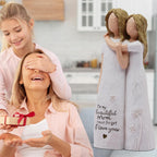 Mom Birthday Gifts from Daughter, Christmas for Mom, Mother of The Bride Gifts, Birthday Gifts for Mom from Daughter, Mom Gifts for Christmas, Sculpted Hand-Painted Figurine - Grand Goldman