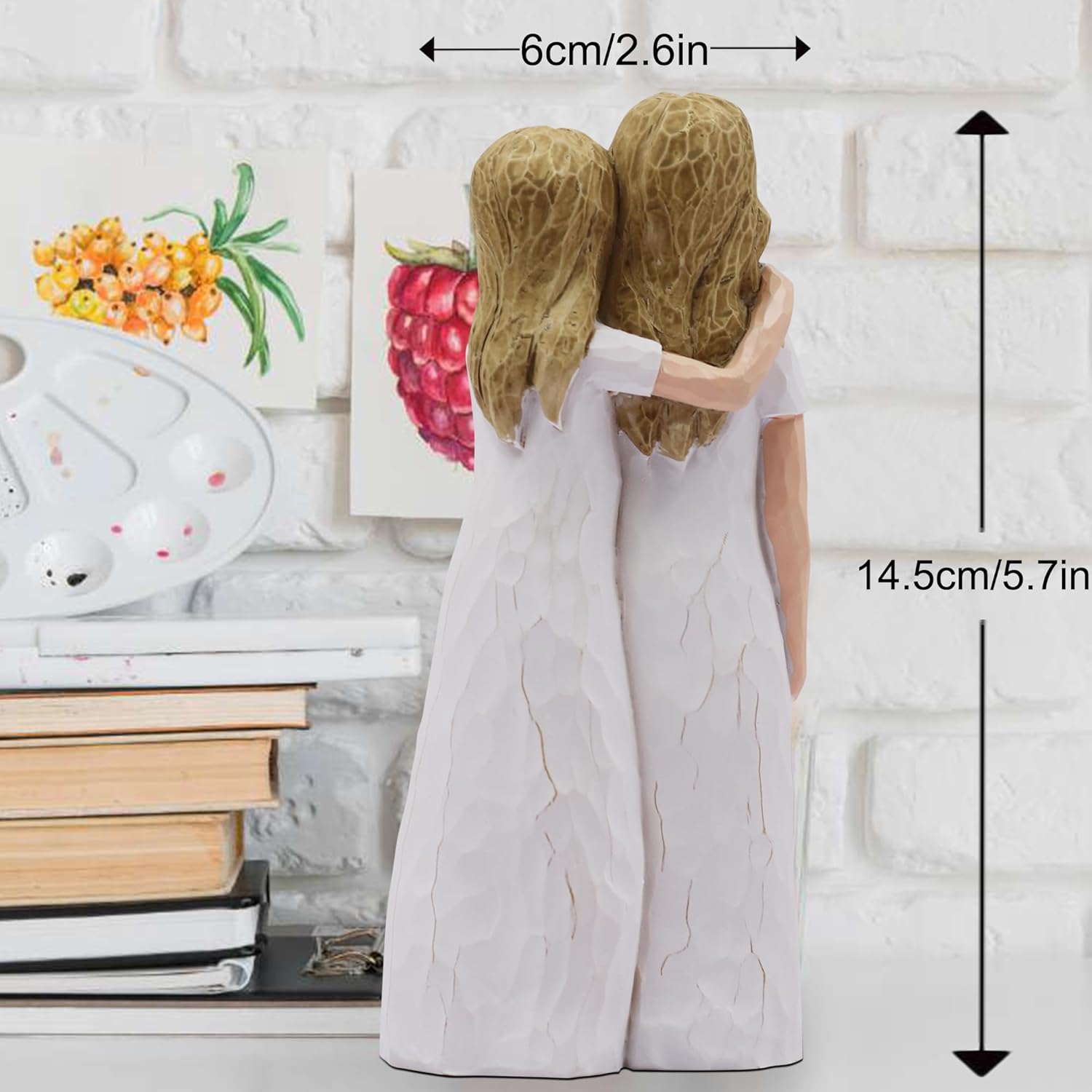 Mom Birthday Gifts from Daughter, Christmas for Mom, Mother of The Bride Gifts, Birthday Gifts for Mom from Daughter, Mom Gifts for Christmas, Sculpted Hand-Painted Figurine - Grand Goldman