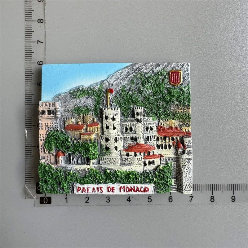Monaco fridge magnets Creative Travel souvenir gift resin UV magnet refrigerator magnets home decor collection - Grand Goldman