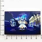 Monaco fridge magnets Creative Travel souvenir gift resin UV magnet refrigerator magnets home decor collection - Grand Goldman