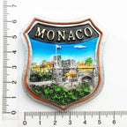 Monaco fridge magnets Creative Travel souvenir gift resin UV magnet refrigerator magnets home decor collection - Grand Goldman